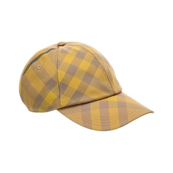 Burberry Check Baseball Cap Beige